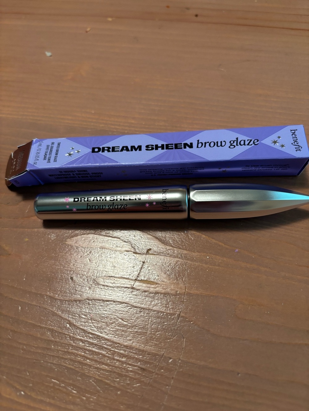 BENEFIT DREAM SHEEN MEDIUM BROW GLAZE NIB FS